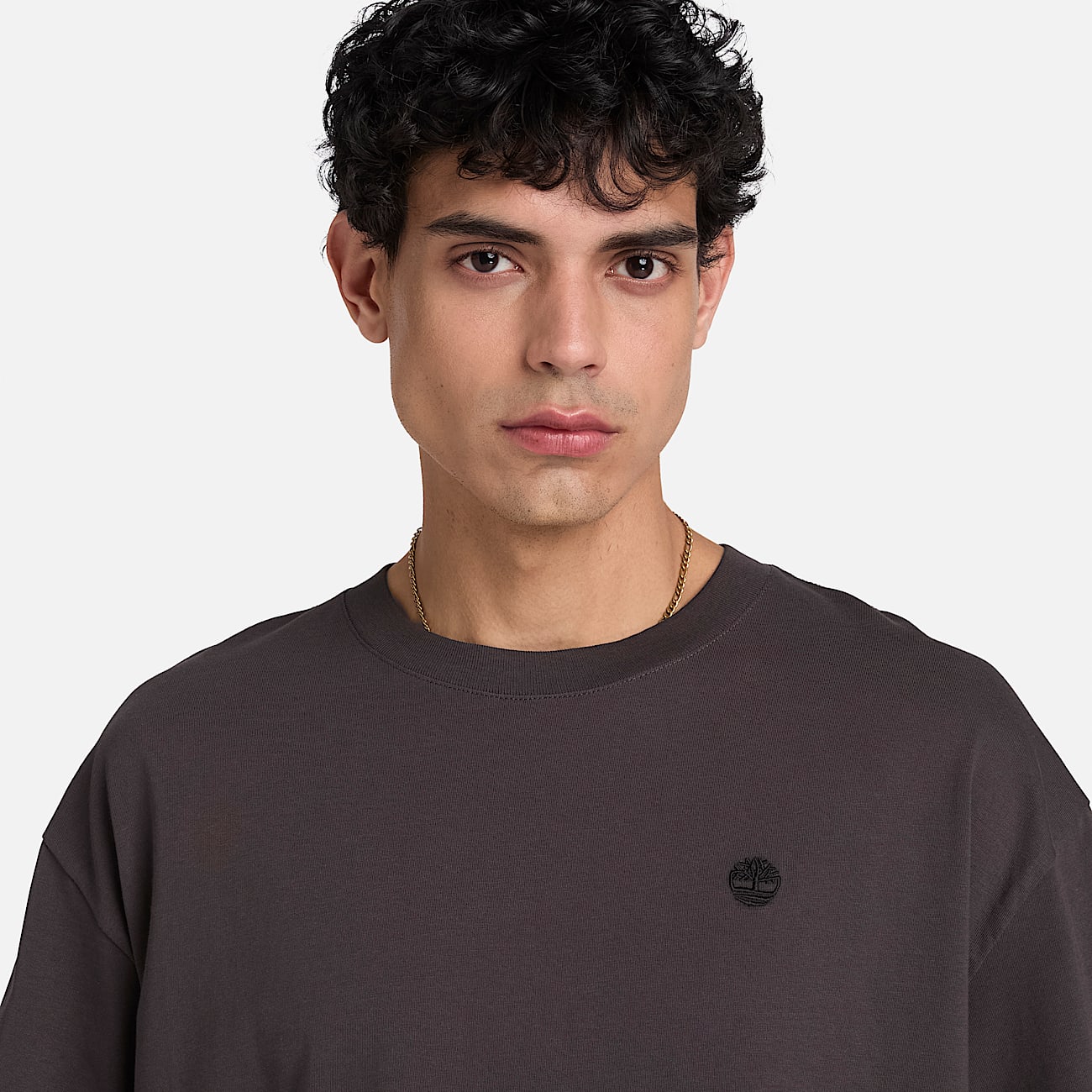 Dunstan River Relaxed ShortSleeve TShirt for Men in Black TBL Black ALT3