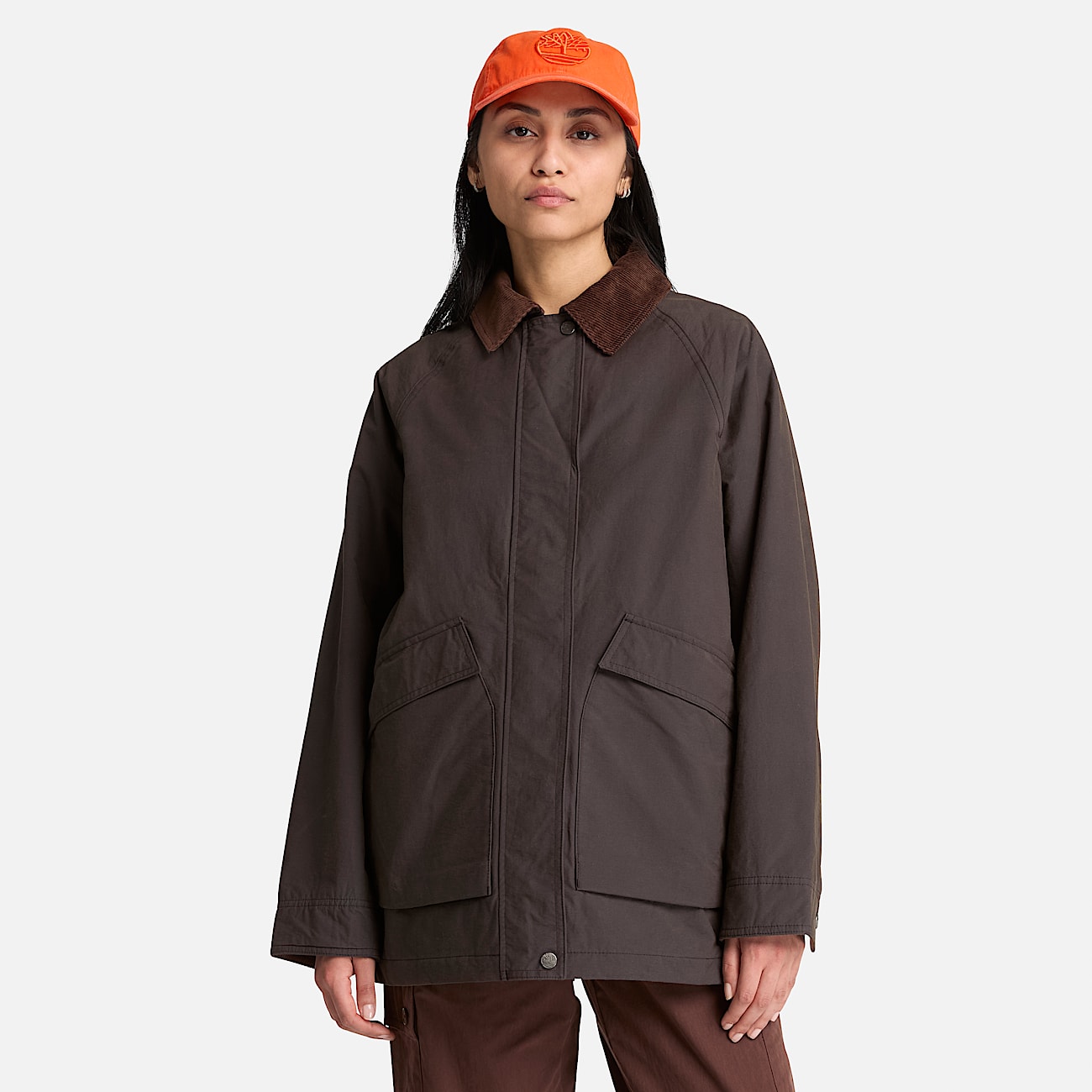 Wasserabweisende isolierte Wenham BarnJacke fr Damen in Schwarz TBL Schwarz ALT1