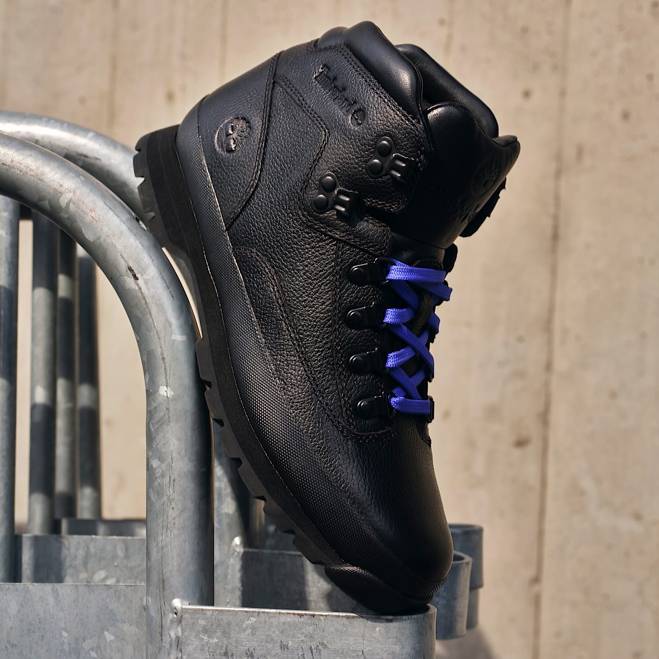 Bota de montaa Euro para hombre en negro TBL negro MKTG1