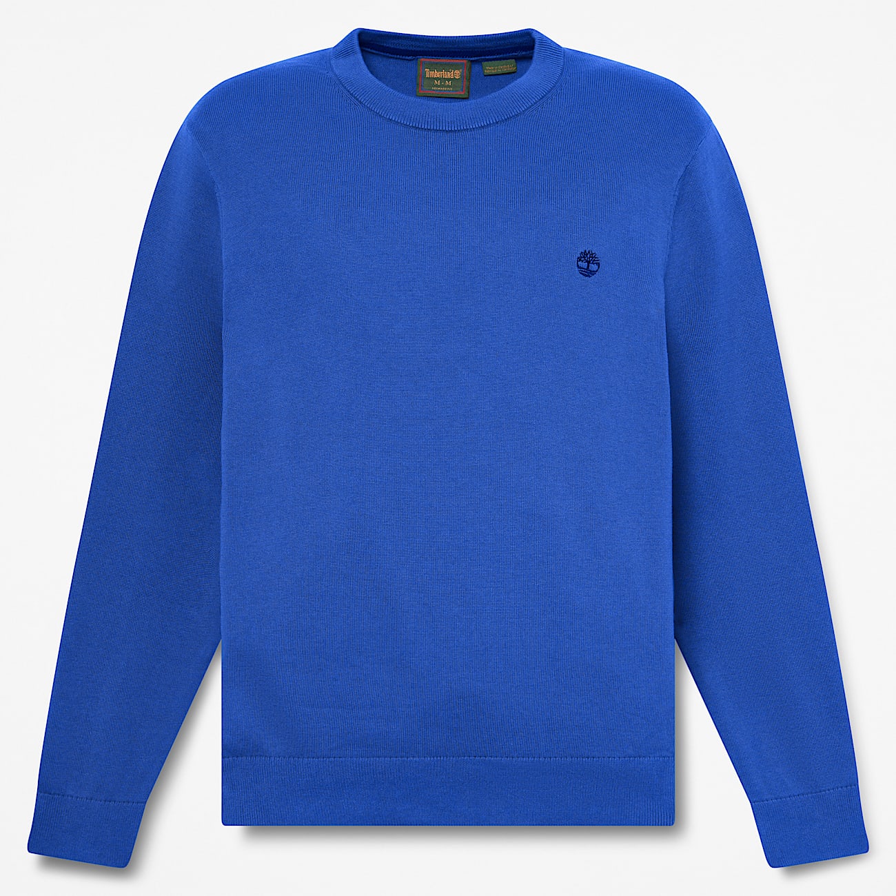Pull en coton  col rond Williams River pour homme en bleu TBL bleu HERO