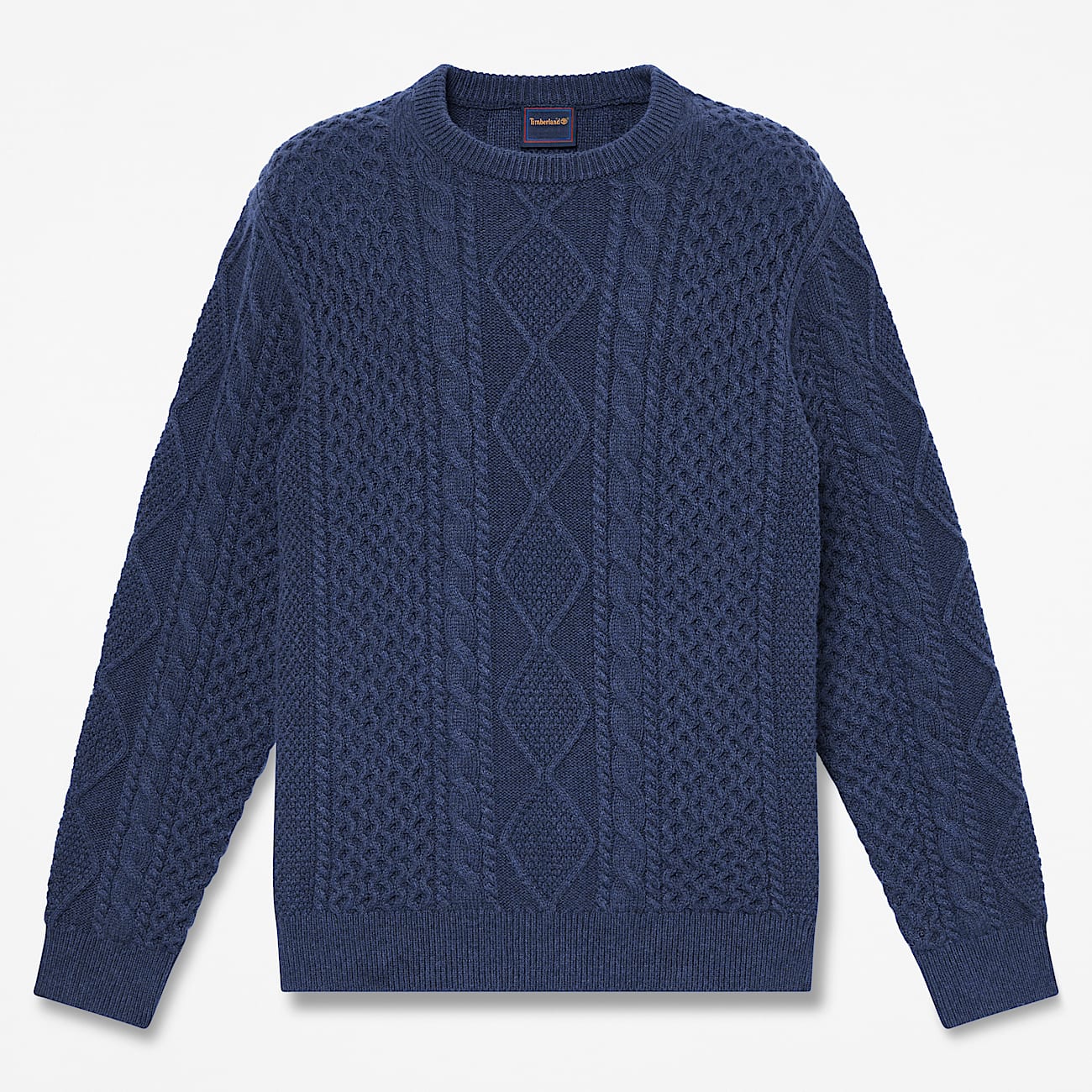 Phillips Brook CableKnit Crewneck Jumper for Men in Dark Blue TBL Blue HERO