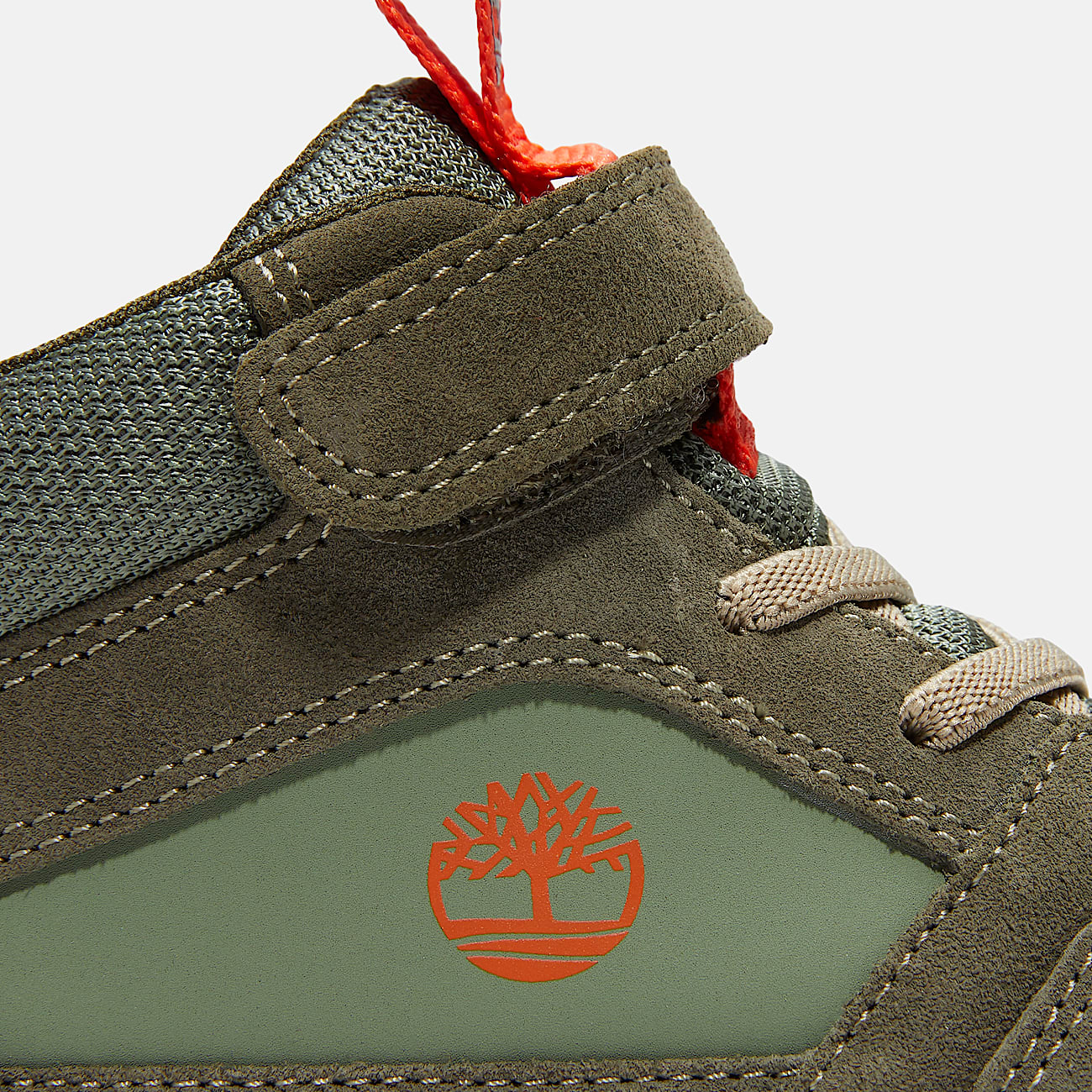 Stone Jump Mid HookandLoop Trainer for Youth in Light GreenDark Green TBL Green ALT7