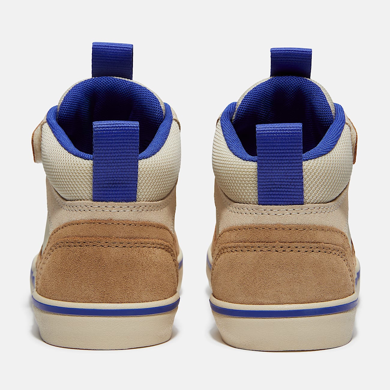 Mellemhj Stone Jump sko med burrebndslukning til unge i beige TBL Beige ALT5
