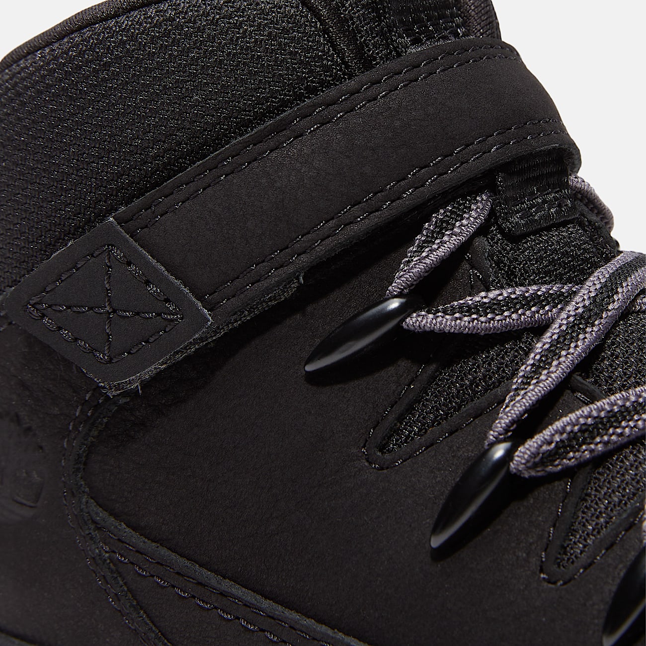 Sneaker con Velcro Lisbon Street Mid da Bambino dal 305 al 35 in nero TBL nero ALT7