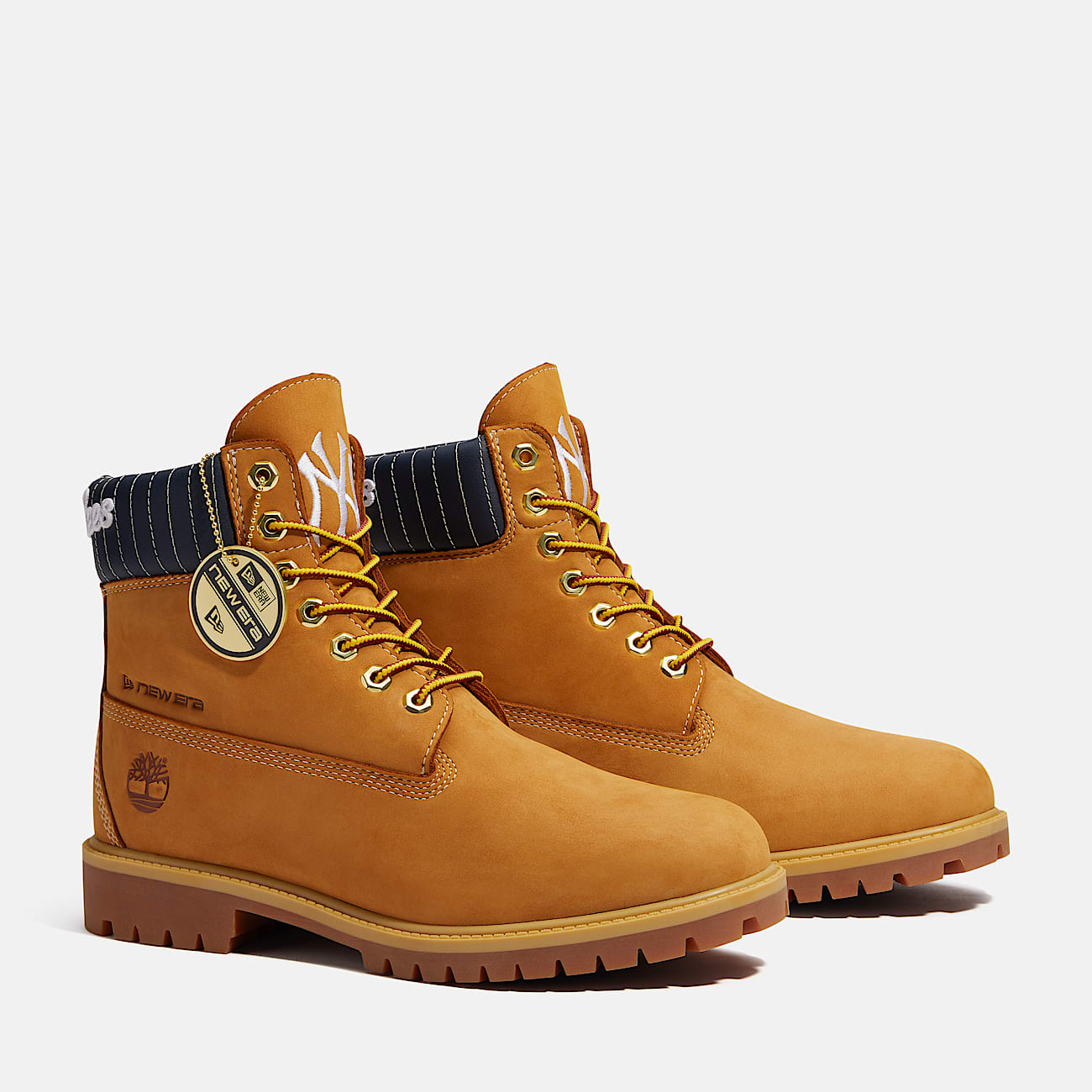 6inch Boot impermable Heritage Timberland x New Era pour homme en JauneBleu fonc TBL jaune ALT4