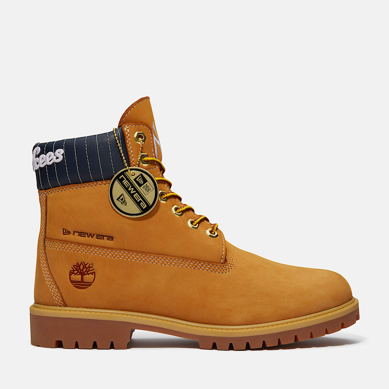6inch Boot impermable Heritage Timberland x New Era Yankees pour homme en jaunebleu fonc TBL jaune HERO