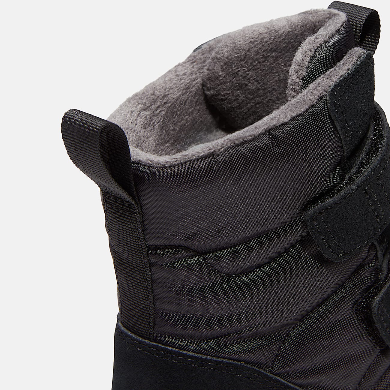 Chillberg HookandLoop Snow Boot for Youth in Black TBL Black ALT7