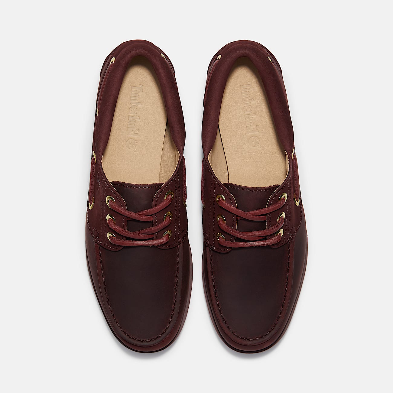 Timberland® Authentic 3-Eye Boat Shoe for Women in Burgundy