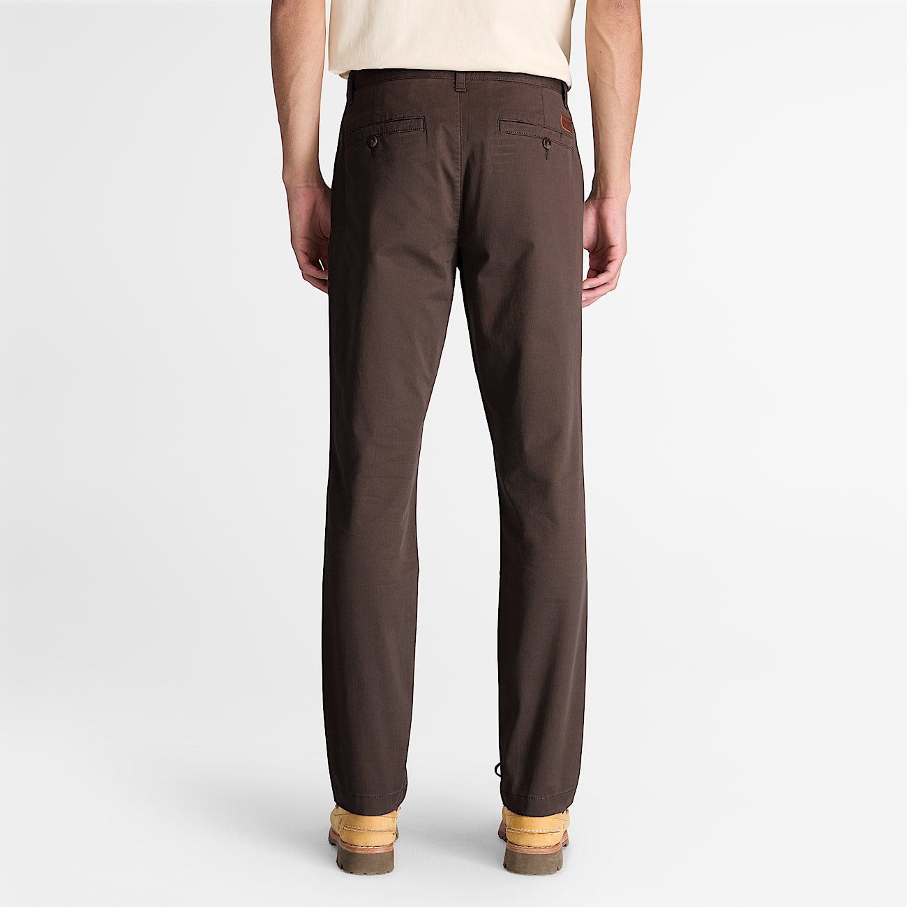Claremont Chinohose aus Twill mit schmalem Bein fr Herren in Dunkelbraun TBL Braun ALT8