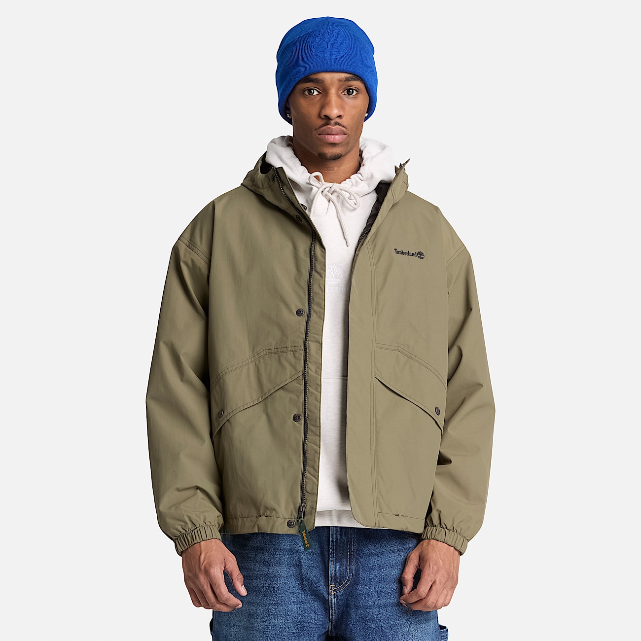 Wasserdichte Weatherline ShellJacke fr Herren in Dunkelgrn TBL Grn ALT1