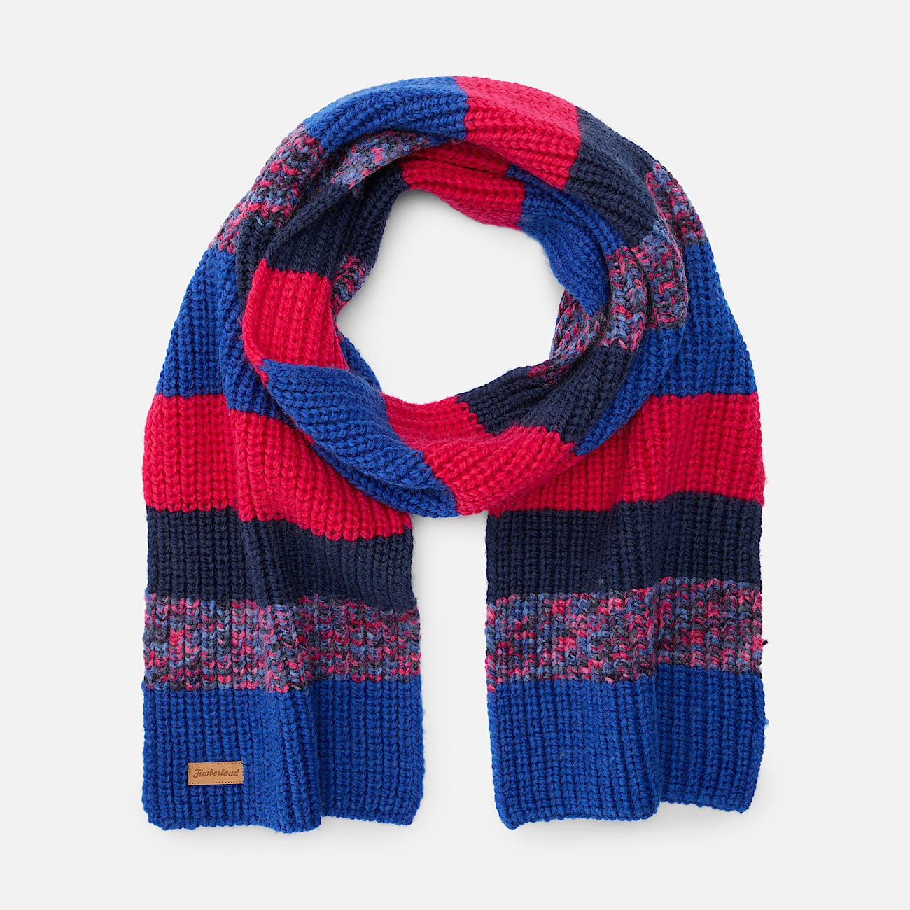 Chunky Knit Scarf for Women in Blue TBL Blue HERO