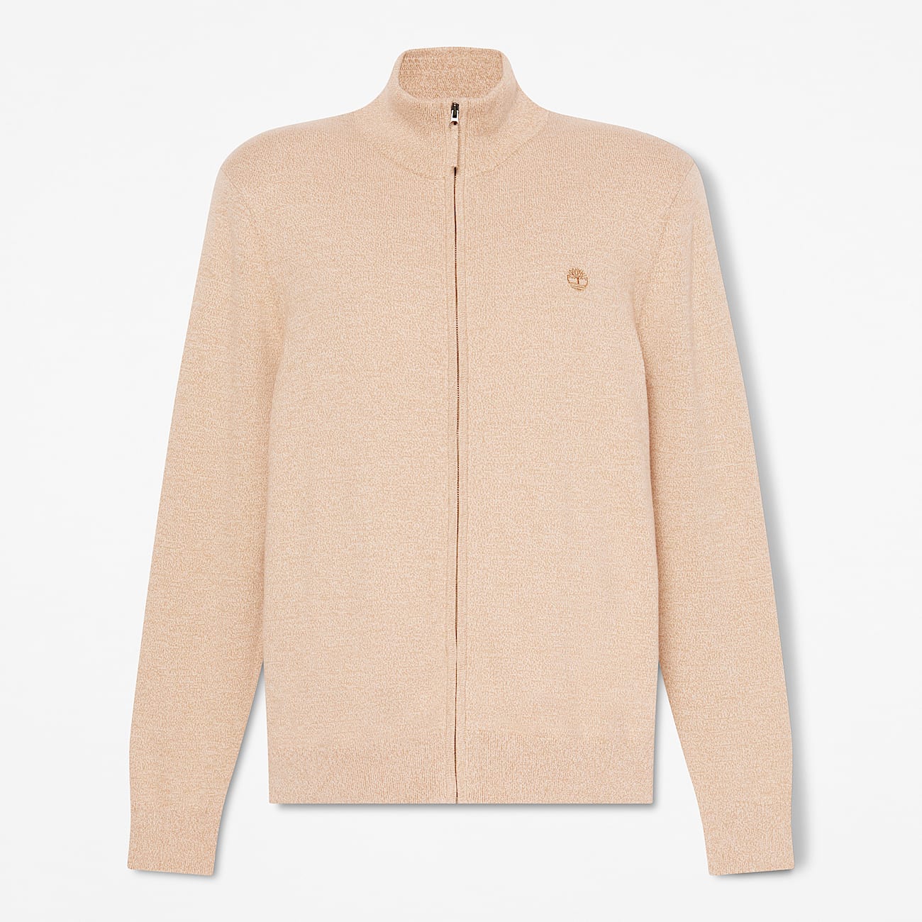 Williams River Cotton FullZip Jumper for Men in Light Beige TBL Beige HERO