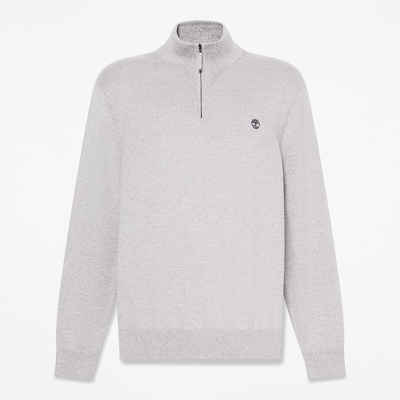 Williams River Cotton QuarterZip Jumper for Men in Grey TBL Grey HERO