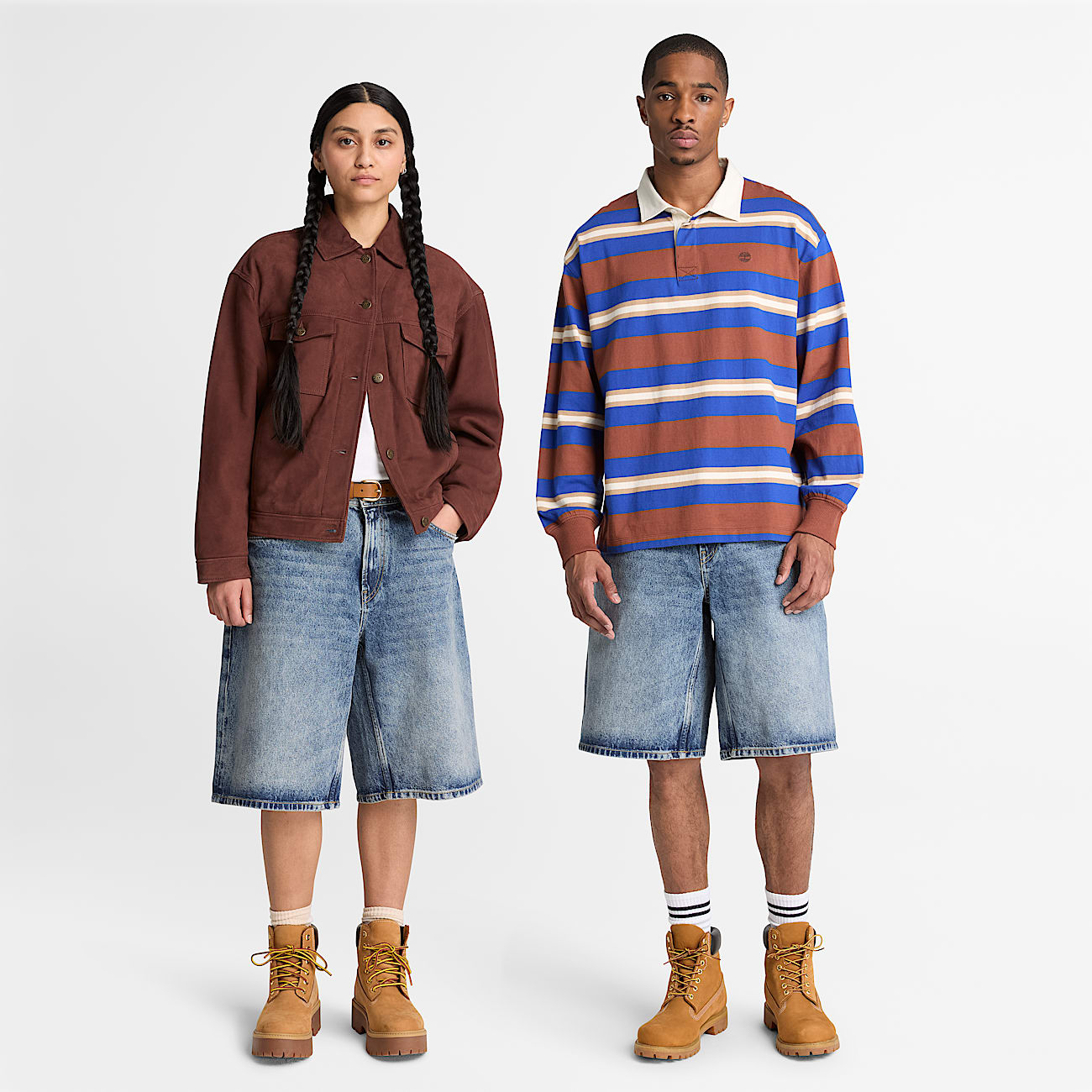 Denim Jorts in Light Blue TBL Blue ALT1