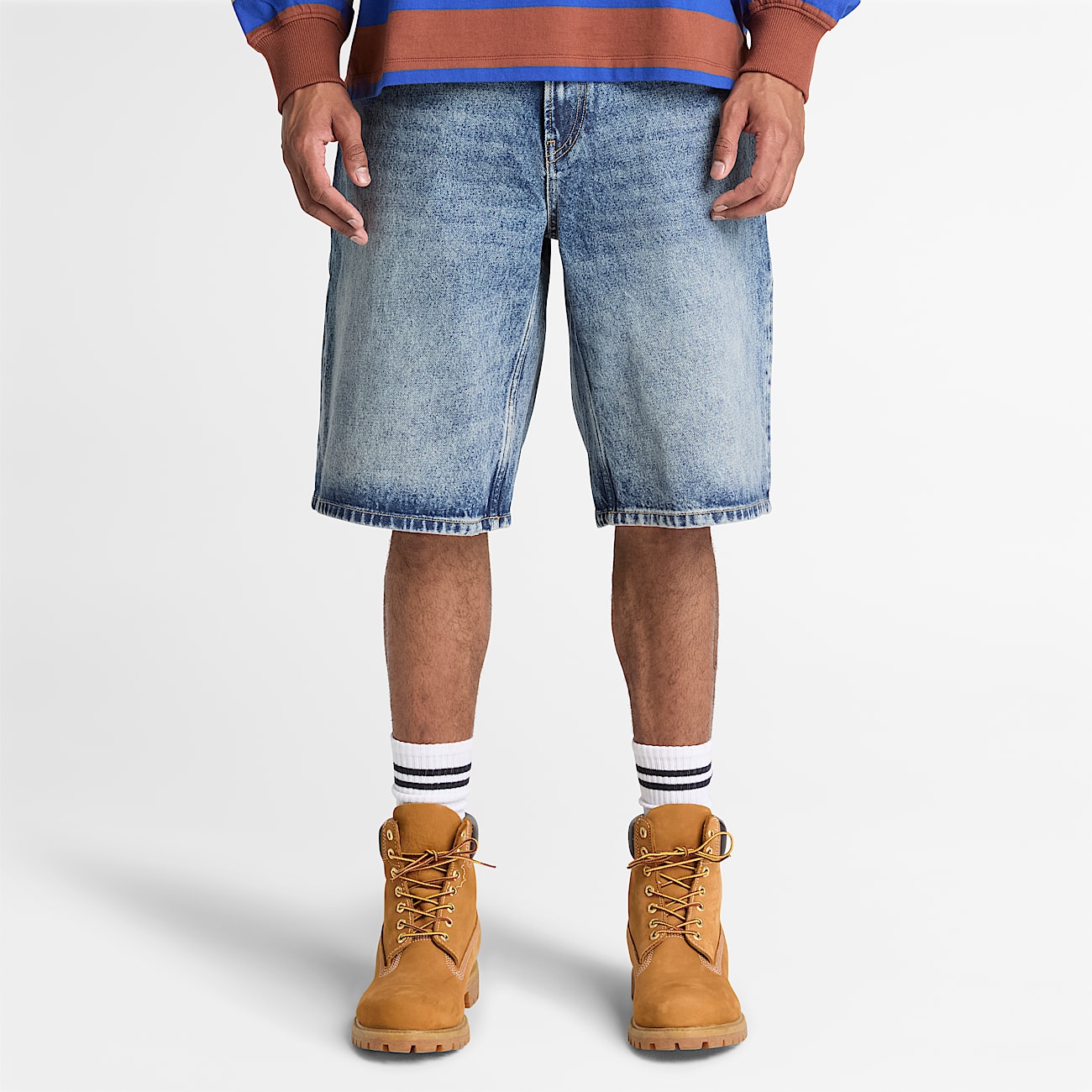Denim Jorts in Light Blue TBL Blue ALT3
