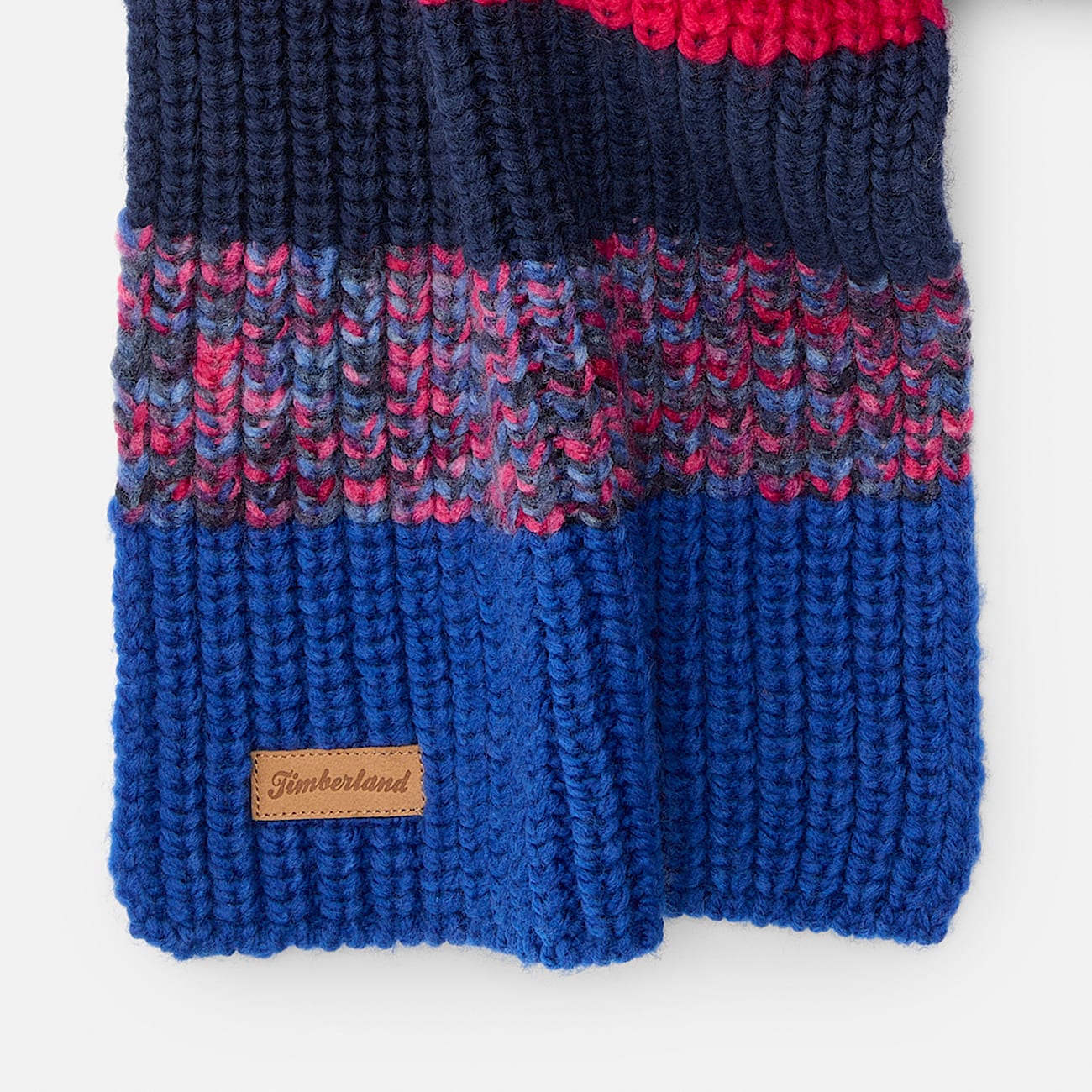 Chunky Knit Scarf for Women in Blue TBL Blue ALT2