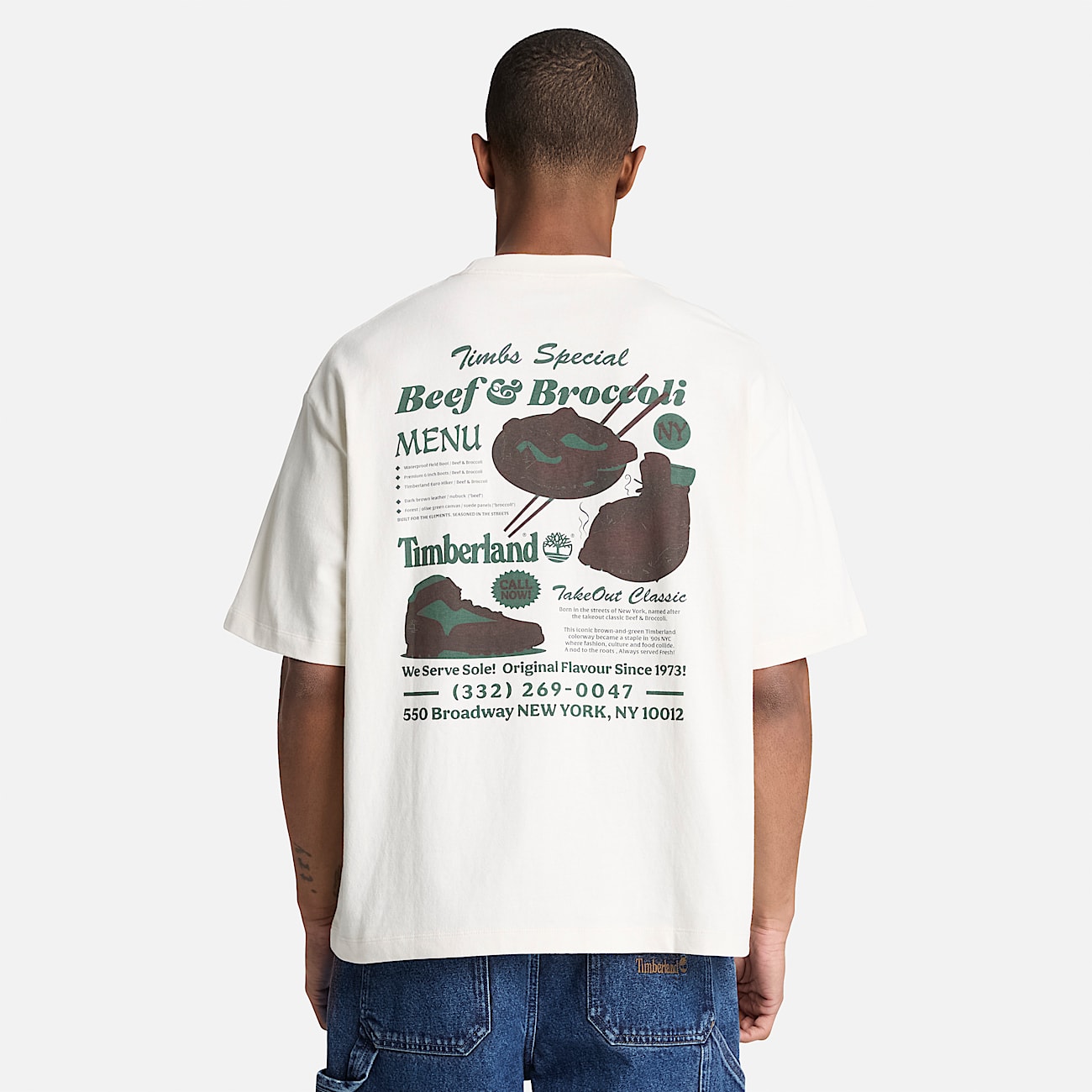 Tshirt Grafica Beef  Broccoli da Uomo in bianco TBL bianco ALT1
