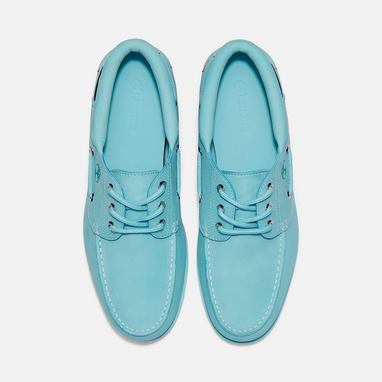 Chaussure bateau Authentic Timberland x Jacquemus en bleu clair TBL bleu ALT2