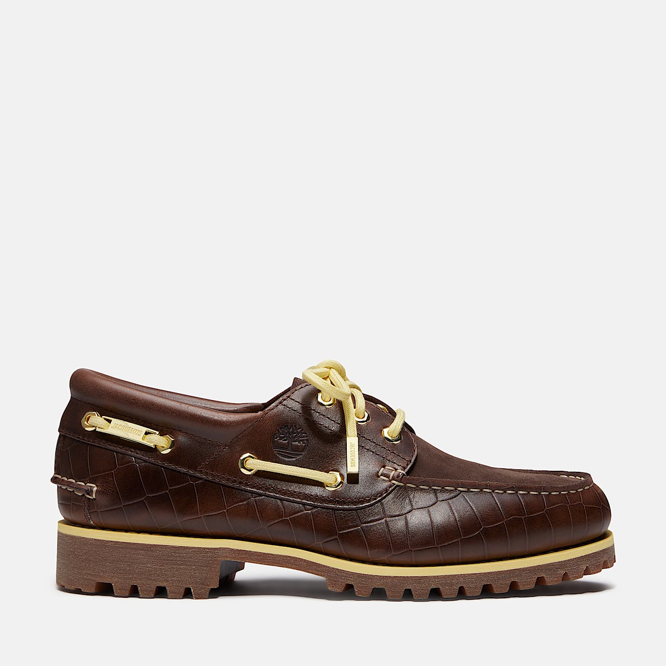 Timberland x Jacquemus Authentic Bootschoen in donkerbruin TBL bruin HERO