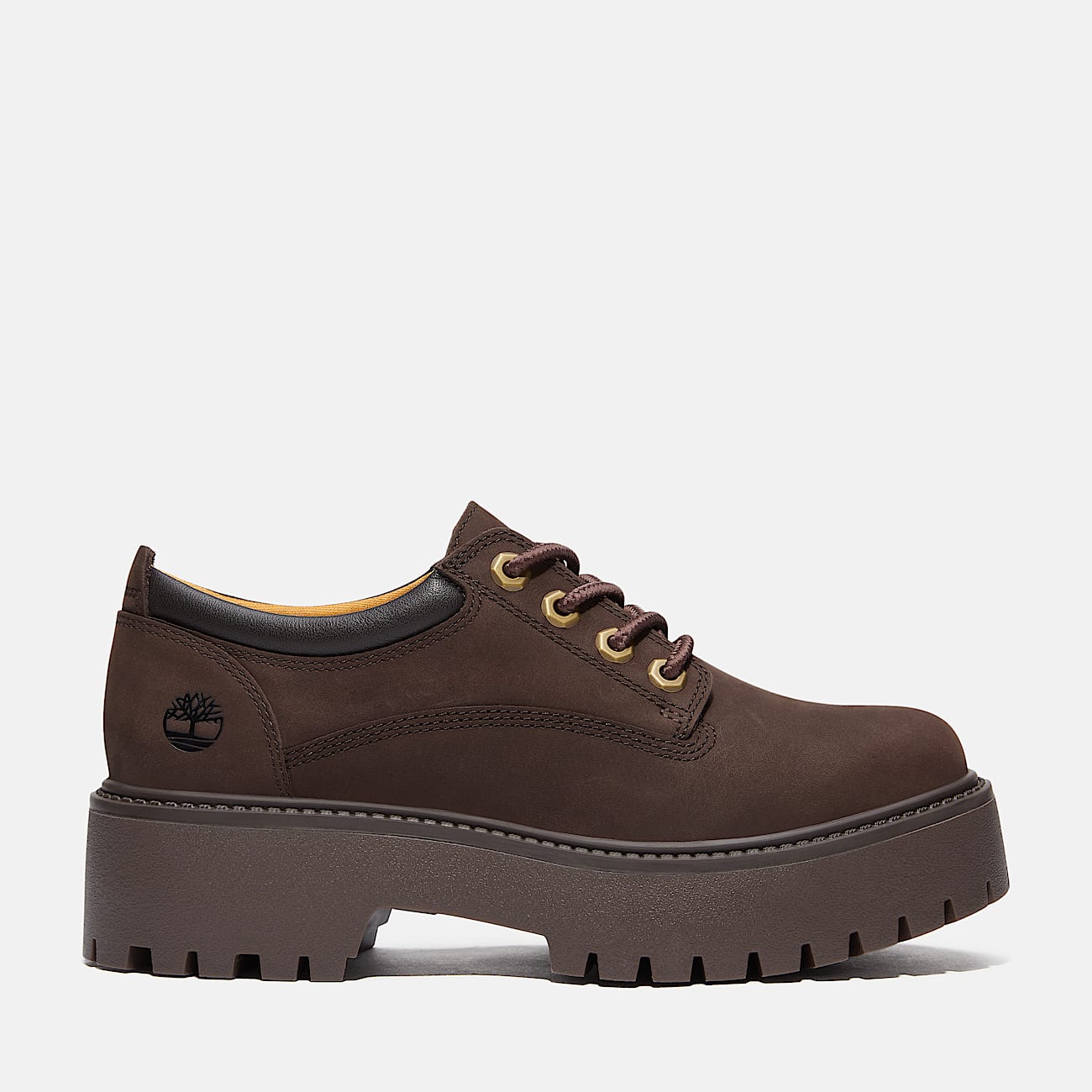 Stone Street Platform Shoe for Women in Dark Brown TBL Brown HERO