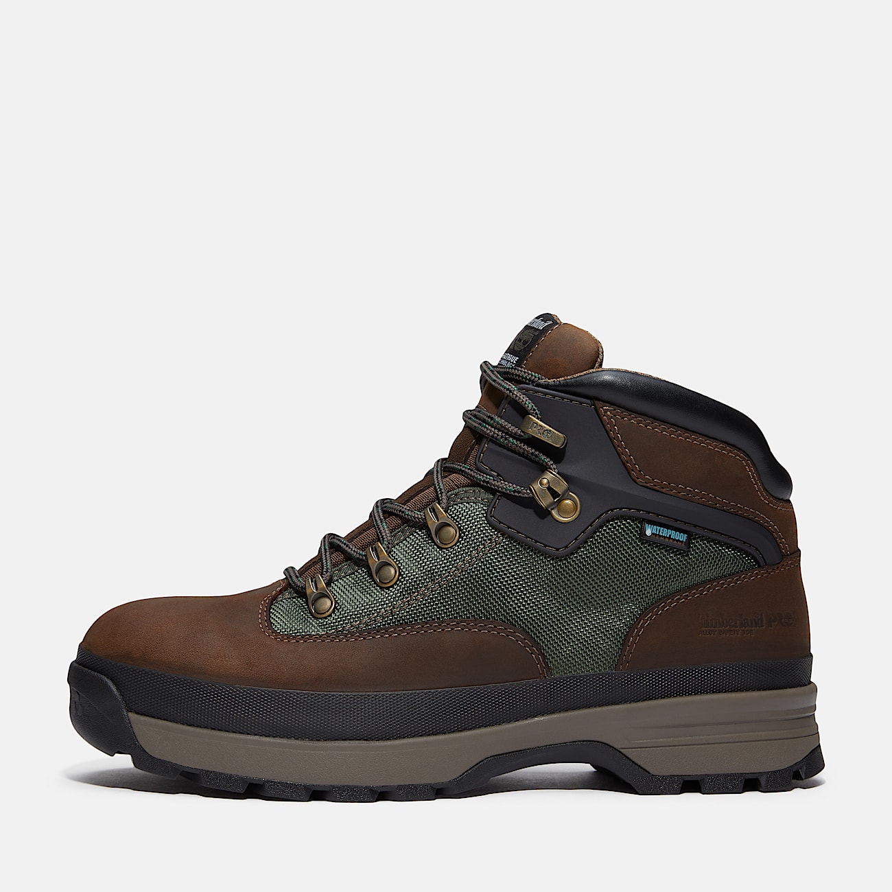 Timberland PRO Euro Hiker XT Waterproof Mid Boot for Men in Brown TBL Brown ALT8