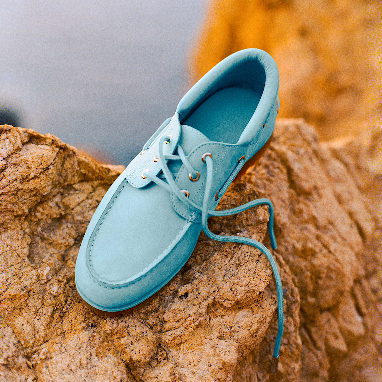 Chaussure bateau Authentic Timberland x Jacquemus en bleu clair TBL bleu MKTG1