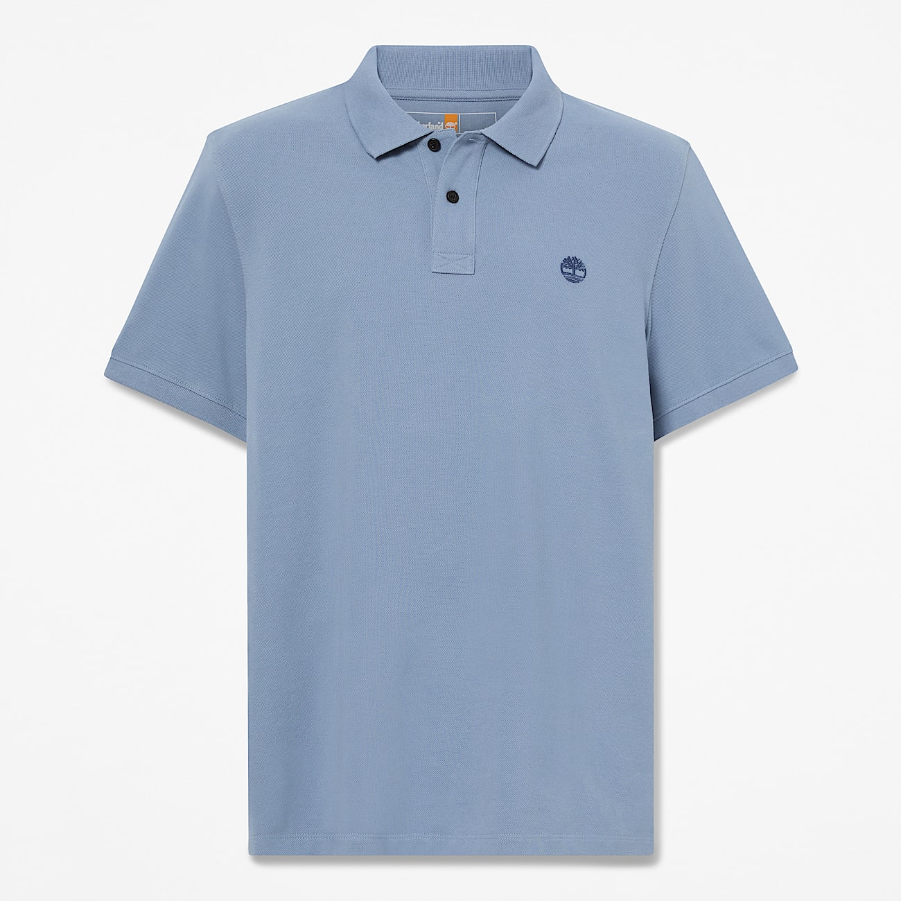 Polo de manga corta en piqu Millers River para hombre en azul TBL azul HERO