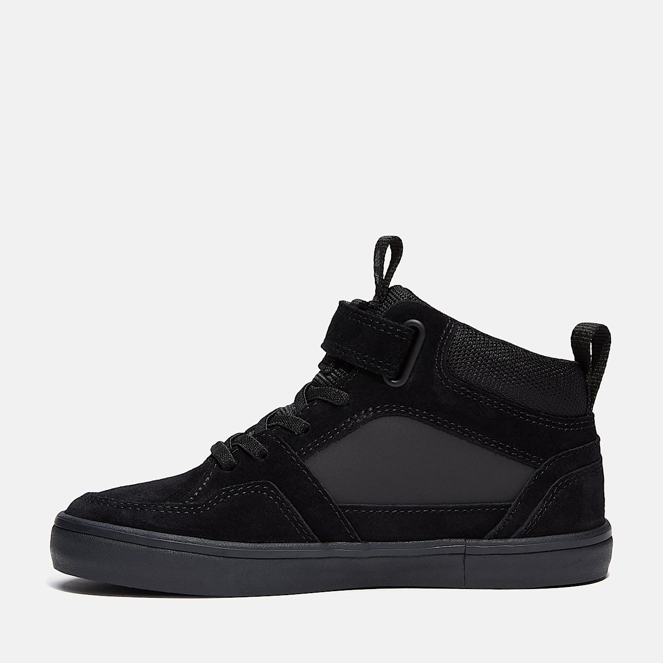 Stone Jump Mid HookandLoop Trainer for Junior in Black TBL Black ALT6