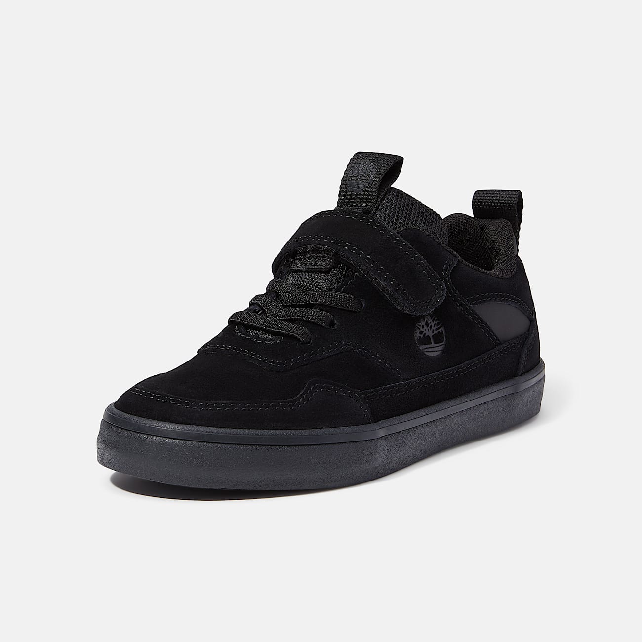 Stone Jump HookandLoop Trainer for Junior in Black TBL Black ALT9