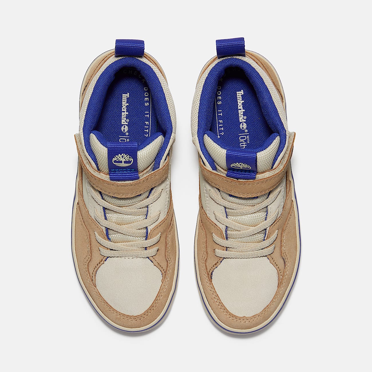 Stone Jump Mid HookandLoop Trainer for Toddler in Beige TBL Beige ALT2