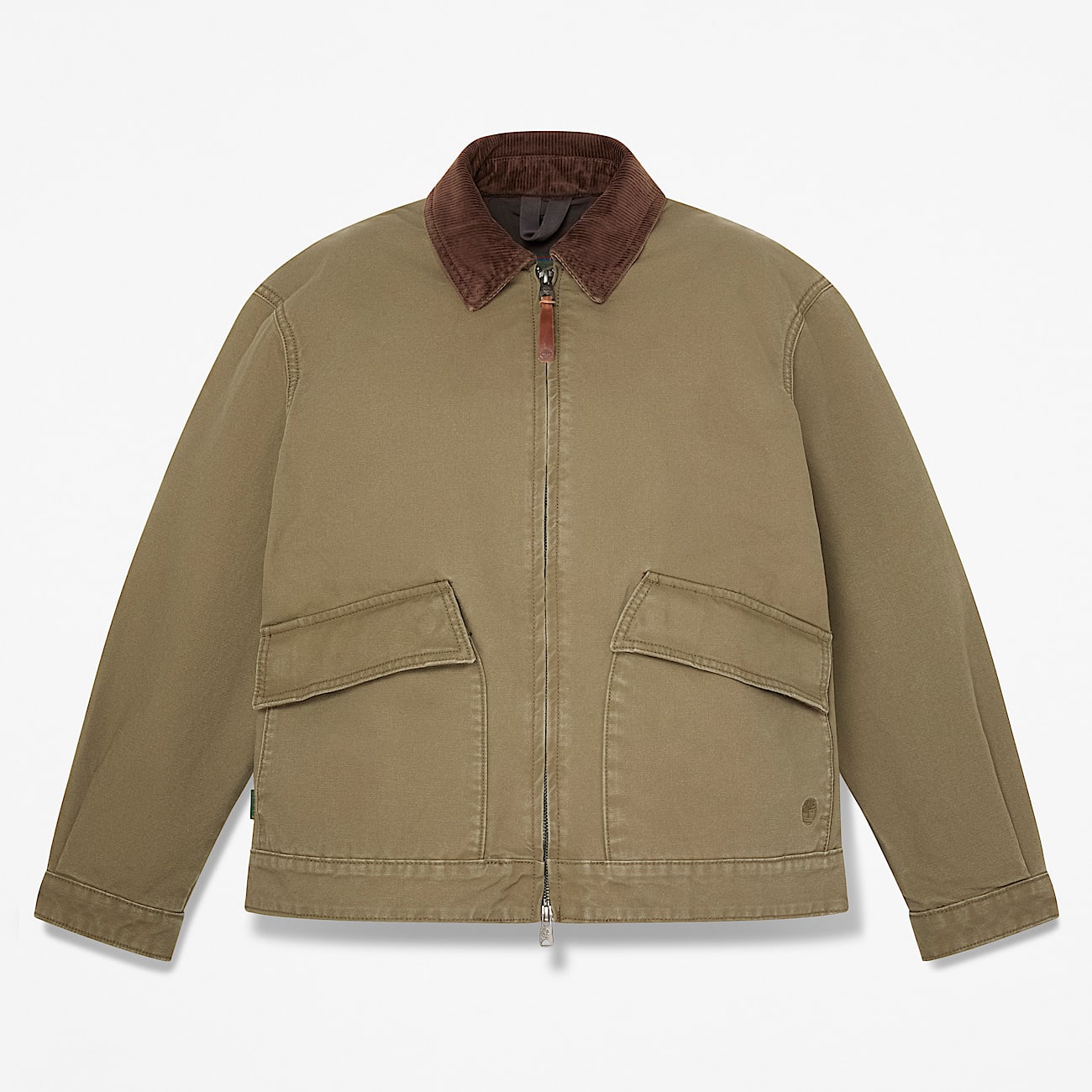 Chaqueta de lona lavada Strafford 20 para mujer en verde oscuro TBL verde HERO