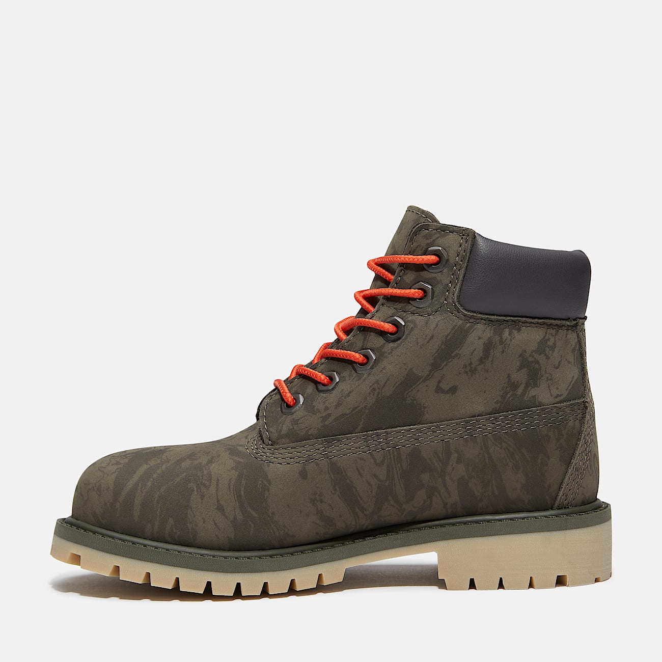 6Inch Boot impermable Premium Timberland pour junior en vert fonc TBL Verte ALT6