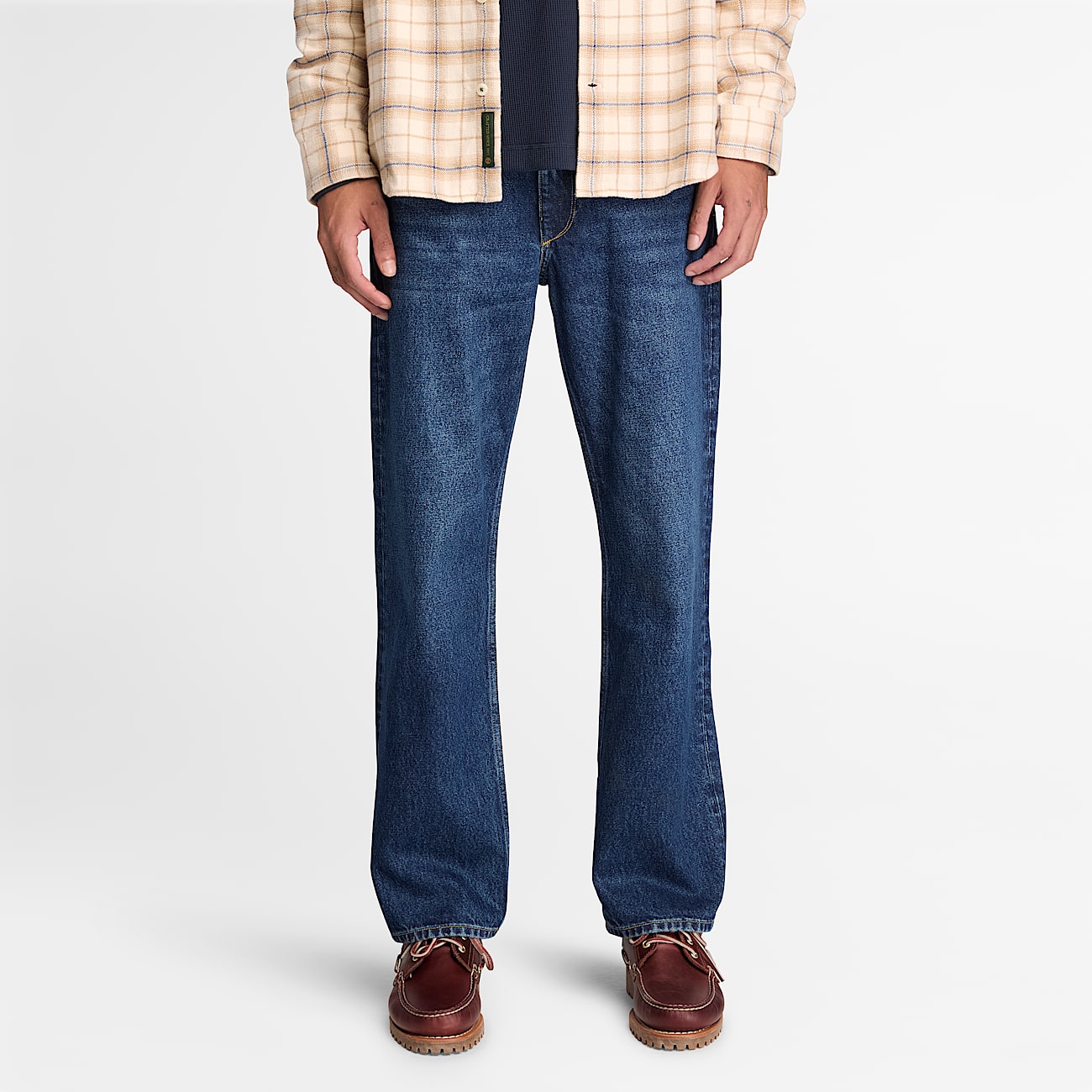 Relaxed Denim Trouser fr dam i bl TBL Bl ALT1