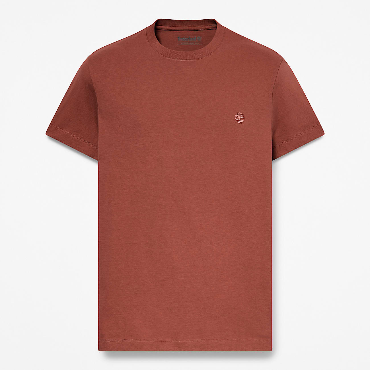 Dunstan River Slim ShortSleeve TShirt for Men in Brown TBL Brown HERO