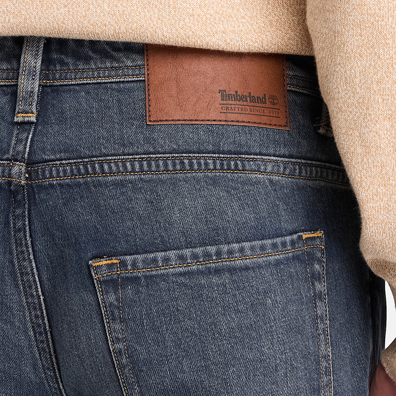 Jean slim pour homme en bleu fonc TBL bleu ALT3