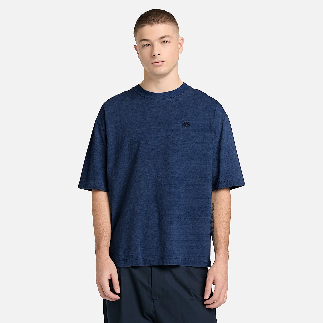 Tshirt Indigo pour homme en bleu fonc TBL bleu ALT1