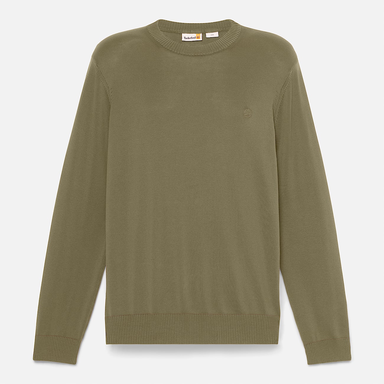 Merrymack River Garment Dyed Jumper for Men in Green TBL Grn HERO