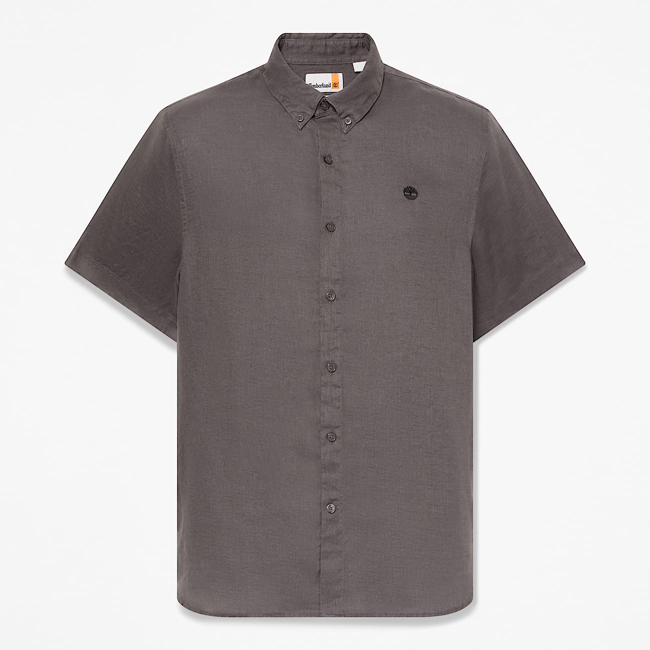 Mill Brook Linen ShortSleeve Shirt for Men in Grey TBL Gr HERO