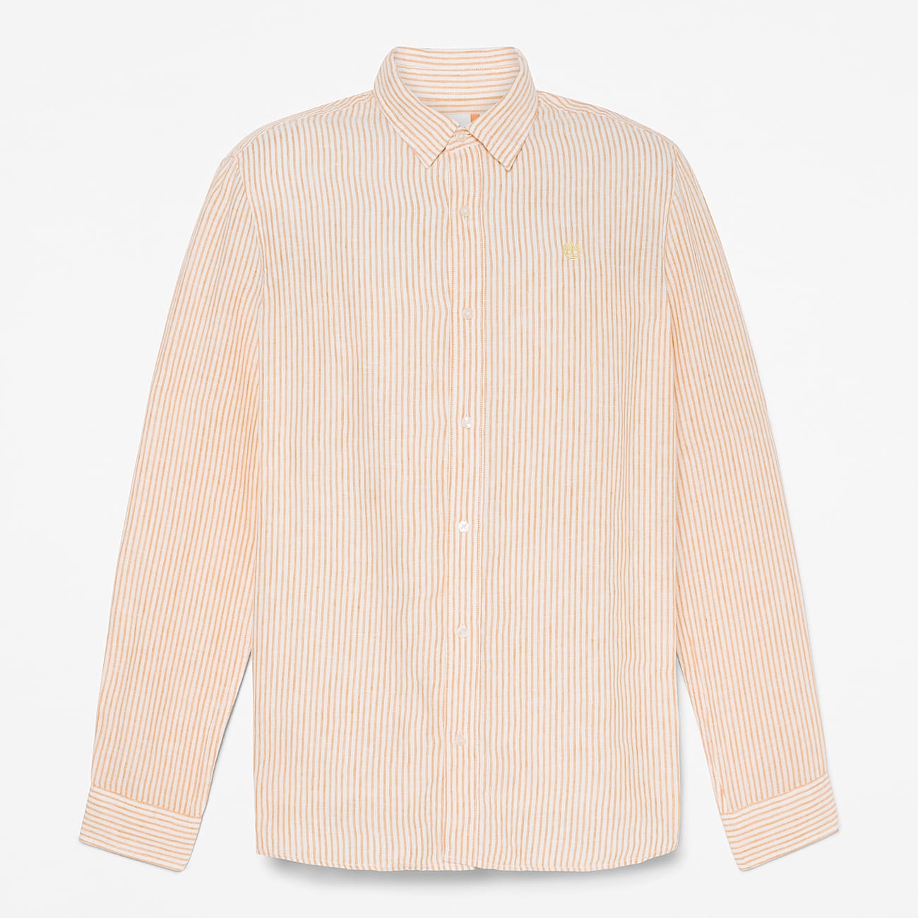 Camicia in Lino Vestibilit Regular Mill Brook da Uomo in giallo TBL giallo HERO