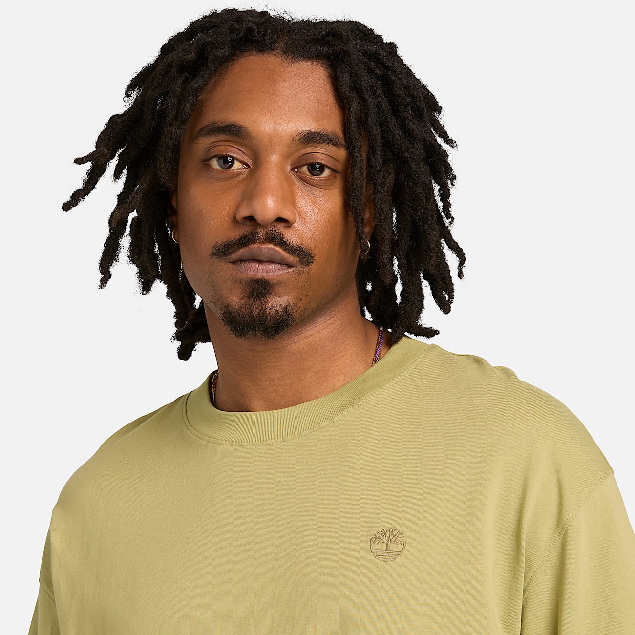 Tshirt a Maniche Corte Dunstan River da Uomo in verde TBL verde ALT3