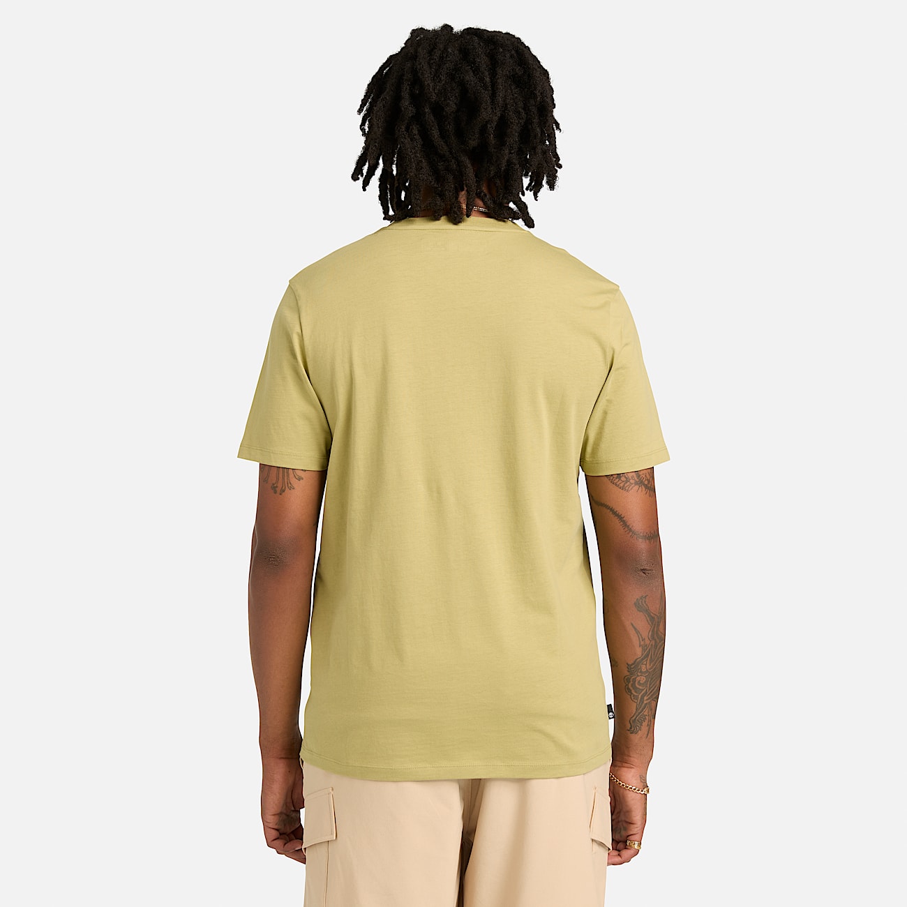 Tshirt a Maniche Corte con Logo Lineare Kennebec River da Uomo in verde TBL verde ALT8
