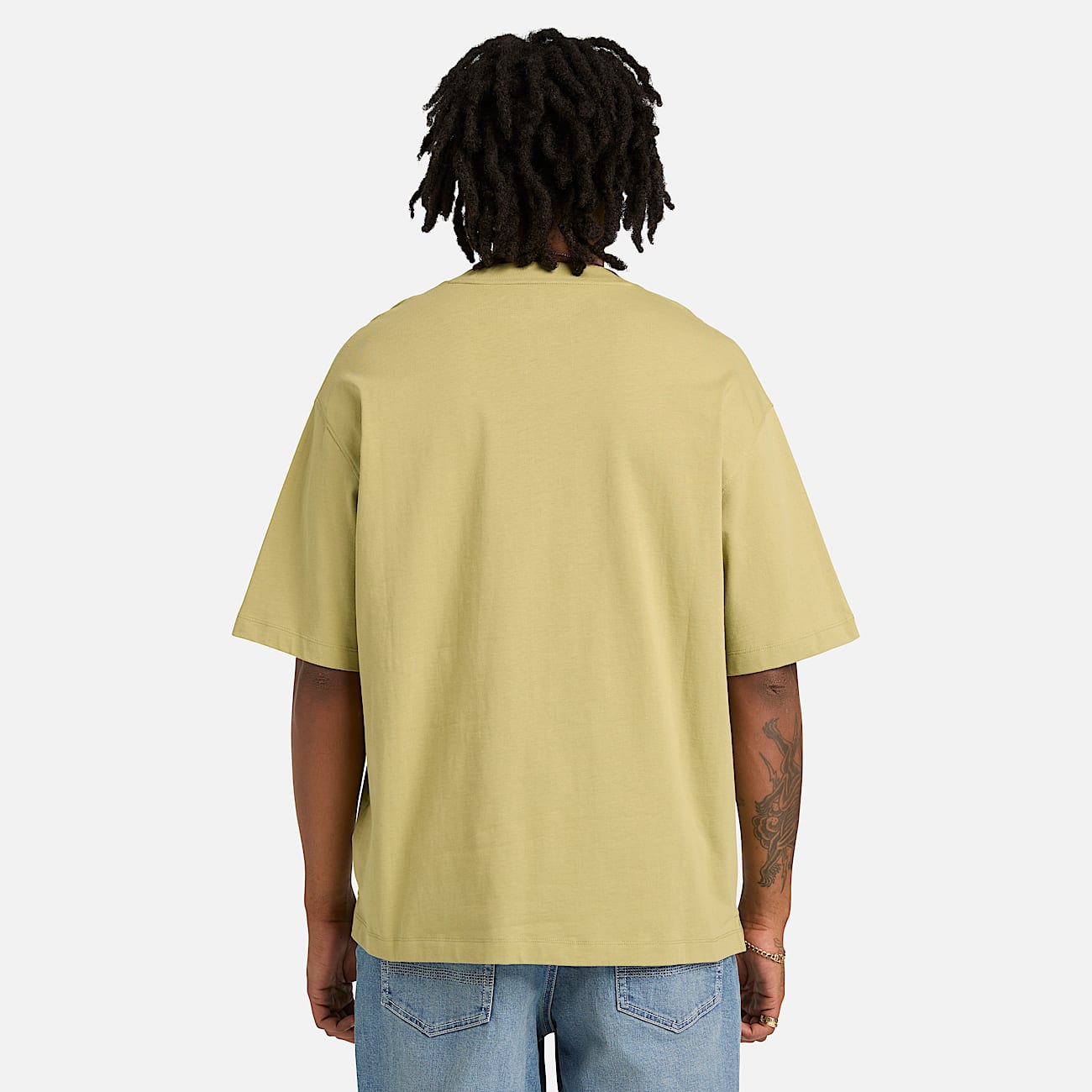 Tshirt a Maniche Corte Dunstan River da Uomo in verde TBL verde ALT8
