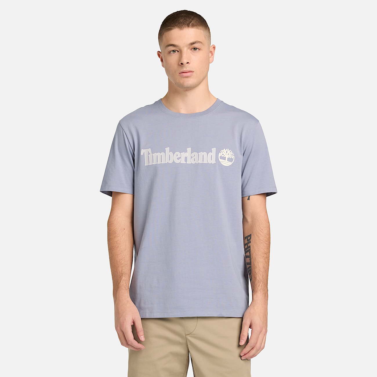 Tshirt a Maniche Corte con Logo Lineare Kennebec River da Uomo in blu TBL blu ALT1