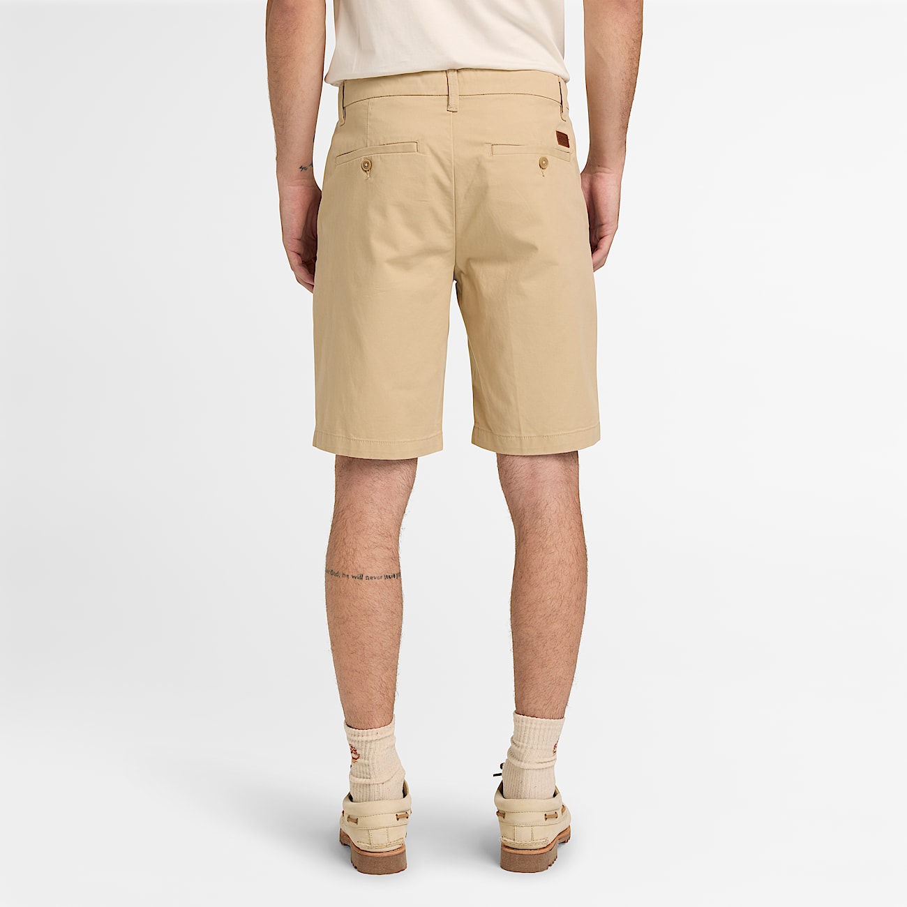 Claremont Twill Chino Shorts fr herr i Beige TBL Beige ALT8