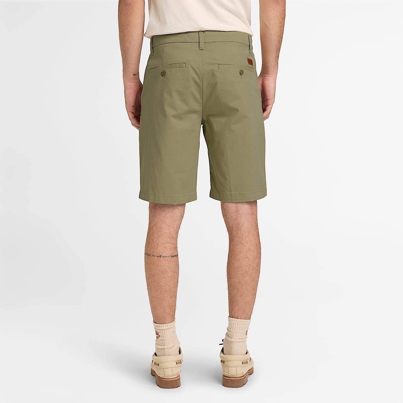 Claremont Twill Chino Short for Men in Brown TBL Brun ALT8