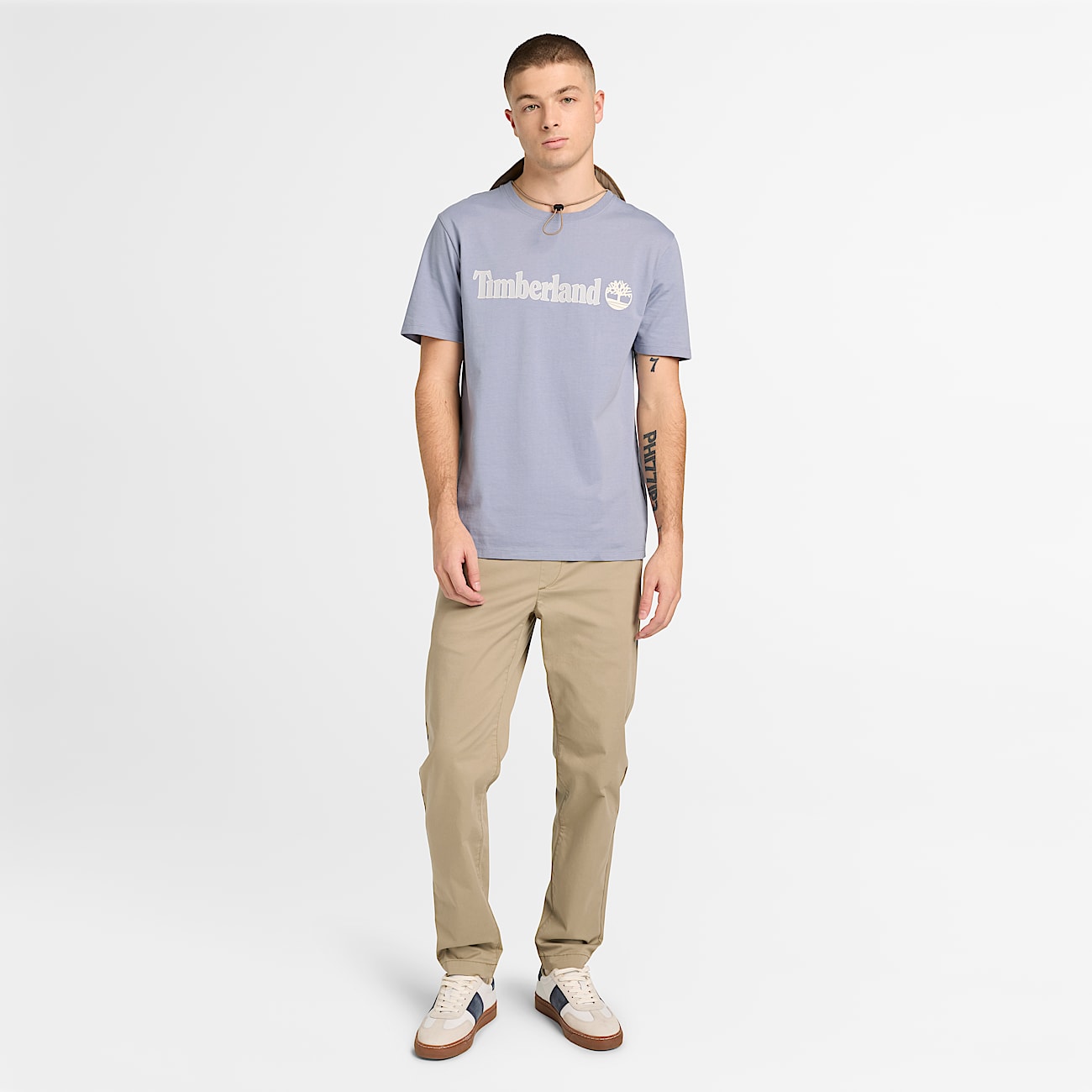 Tshirt a Maniche Corte con Logo Lineare Kennebec River da Uomo in blu TBL blu ALT2