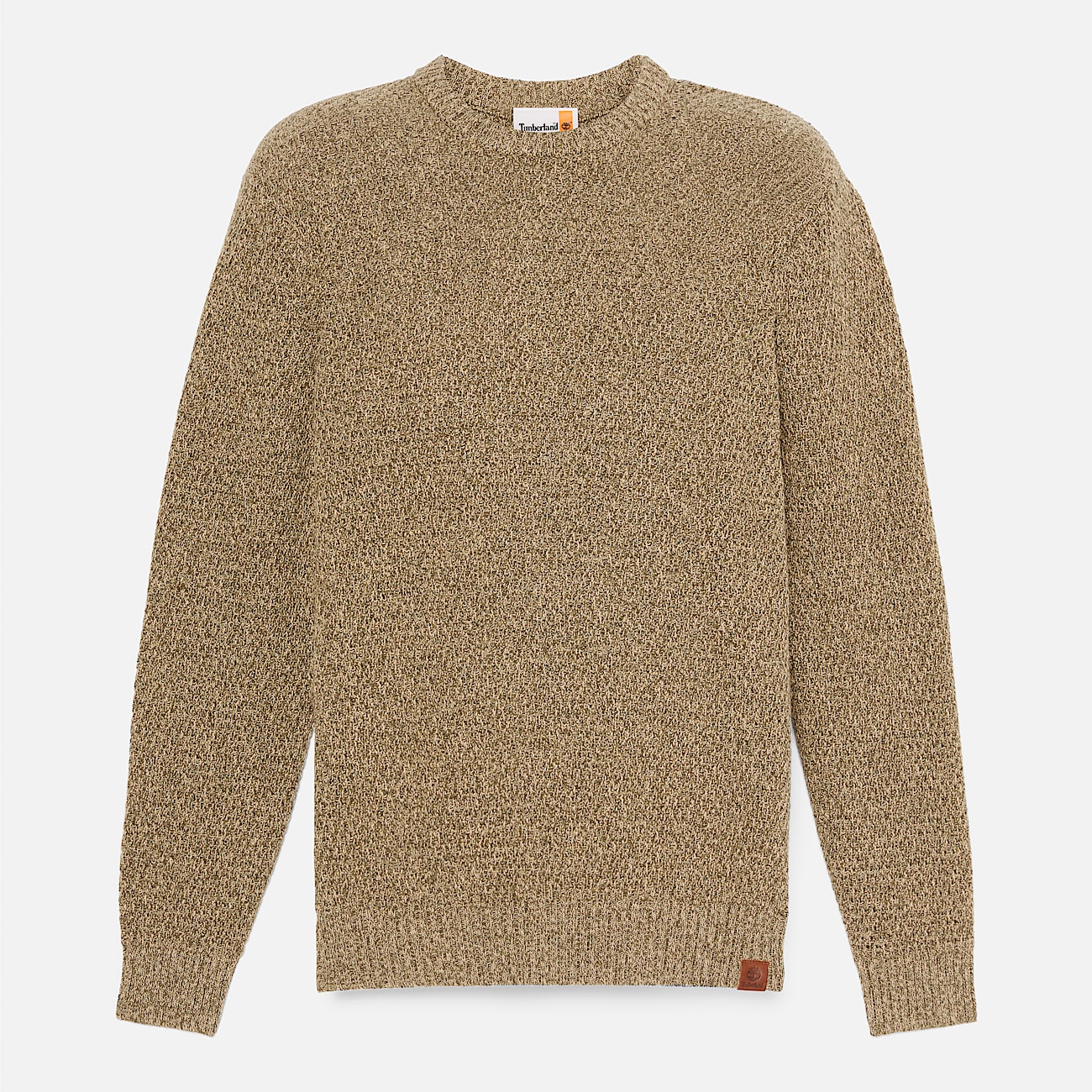 Cotton Textured Jumper for Men in Green TBL Grn HERO