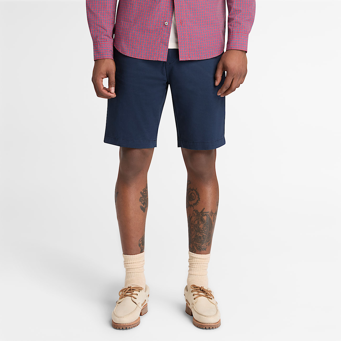 Claremont Twill Chino Shorts fr herr i mrkbl TBL Bl ALT1