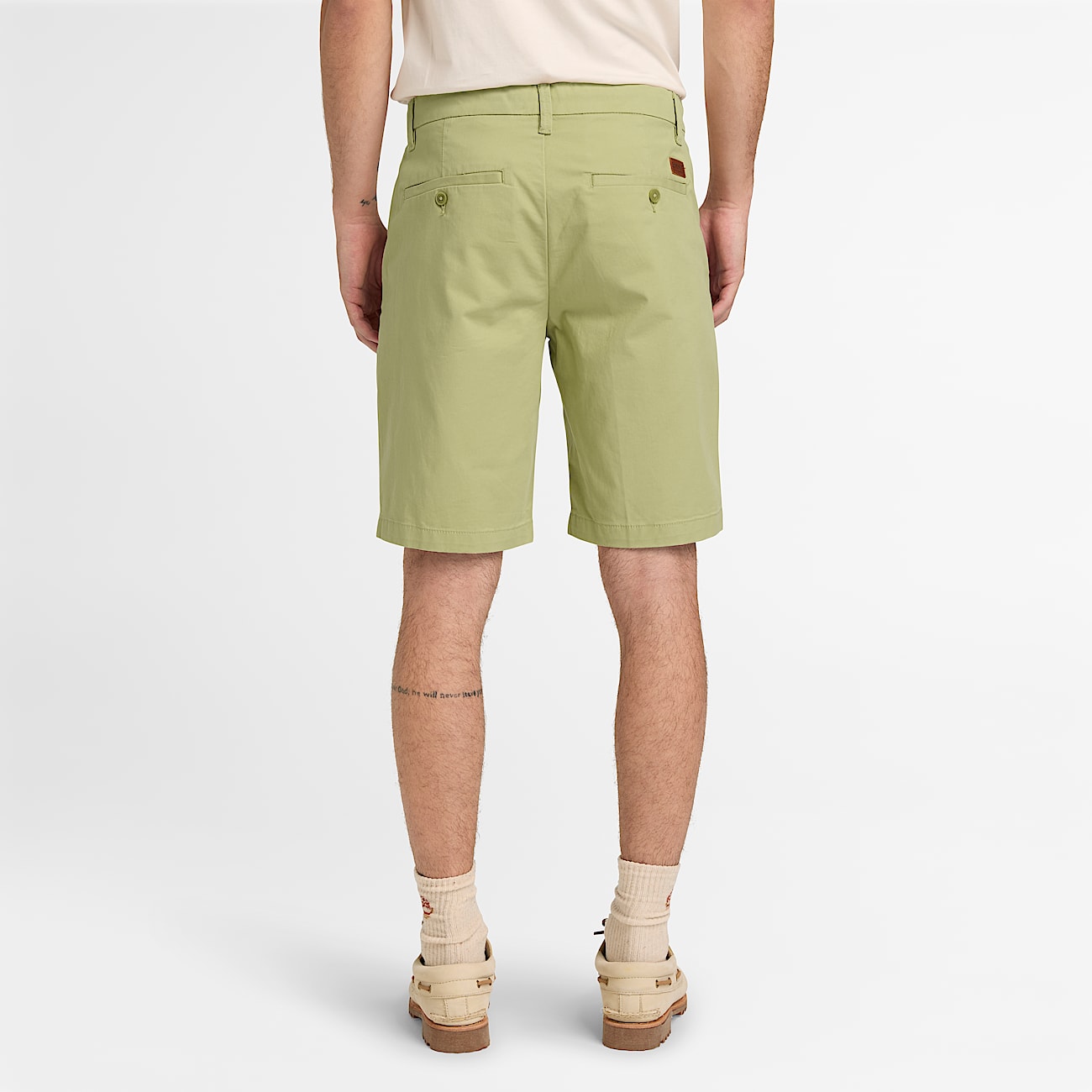 Claremont Twill Chino Short for Men in Green TBL Grn ALT8