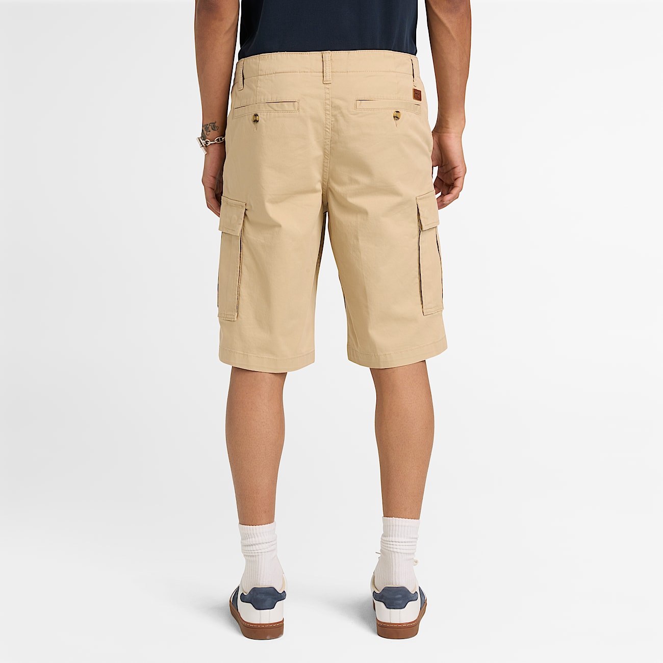 Brookline Twill Cargo Short for Men in Beige TBL Beige ALT8